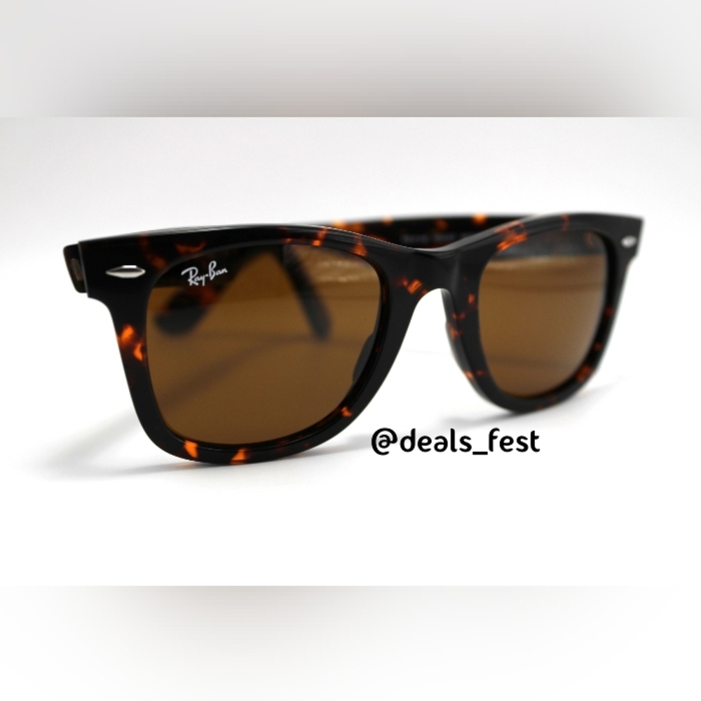 Model Display Ray-Ban Wayfarer Brown Tortoise RB2140 - Picture 5 of 16